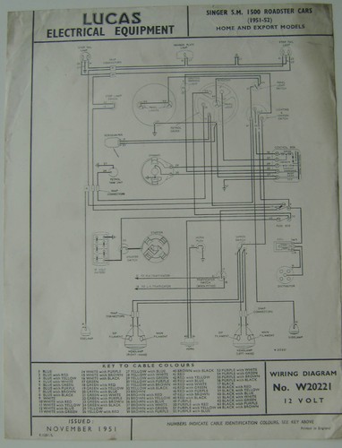 Original lucas wiring diagram - wiring,