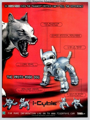 Tiger cybie robotic puppy - robotic,