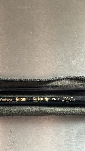 Daiwa sensor carbon fly rod - daiwa,