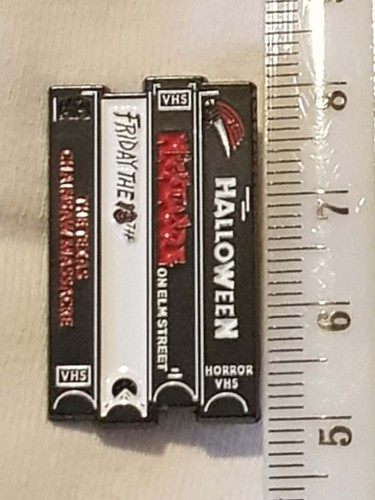 Horror vhs pin - horror, badge