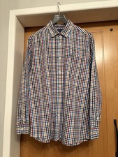Lincoln Men’s Long Sleeve Check Shirt Size Medium