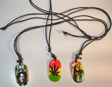 BOB MARLEY Necklaces Lot of 3