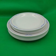 11x Waca Melamine Melamin Dinner Plates Side Plates Vintage Camping Caravan