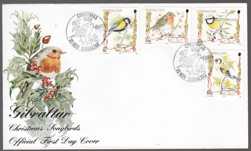 Gibraltar 1994 fdc christmas - fdc,