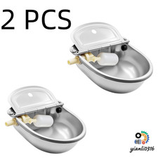 Pair Water Trough Bowl For Dog