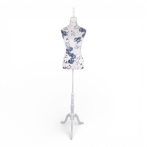 Blue floral female mannequin - female,