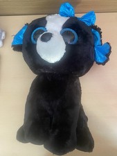 TY BEANIE Boos Tracey The Black Dog - Soft Plush Toy - 15” Large Teddy