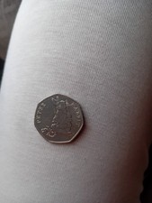 Peter Rabbit 50p coin. Unique