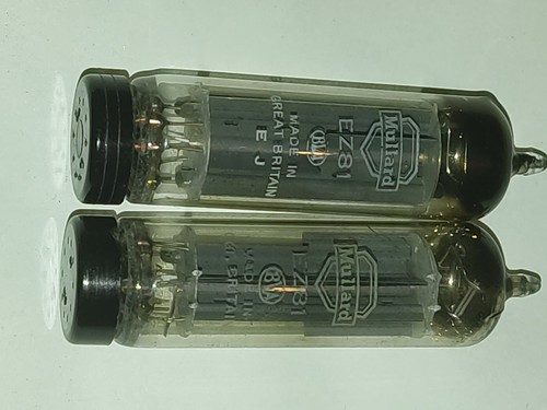 Pair mullard ez81 valves - mullard,