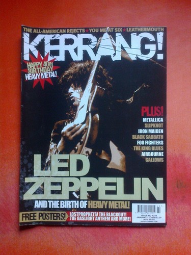 Led zeppelin kerrang magazine - led,