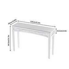 Mirrored console table - mirrored,