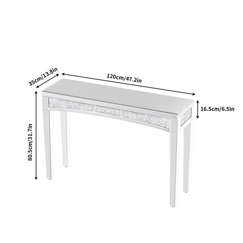 Mirrored console table - mirrored,