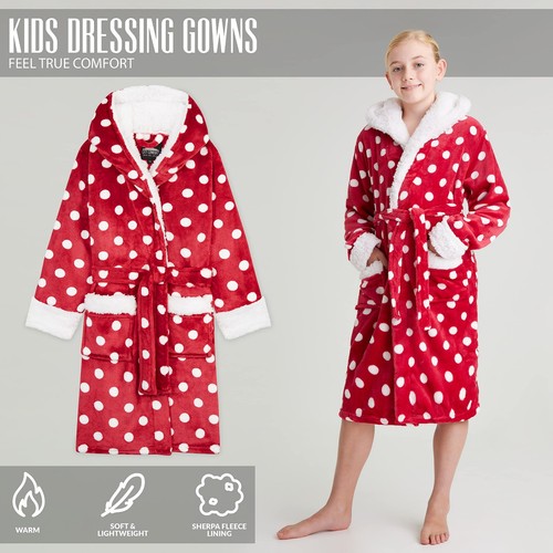Girls dressing gown with - girls,