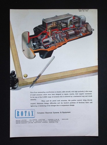 Original 1950 advert - advert, rotax