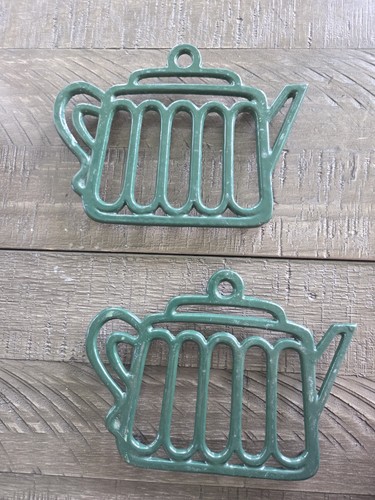 Vintage green enamel coffee - 2,vintage,