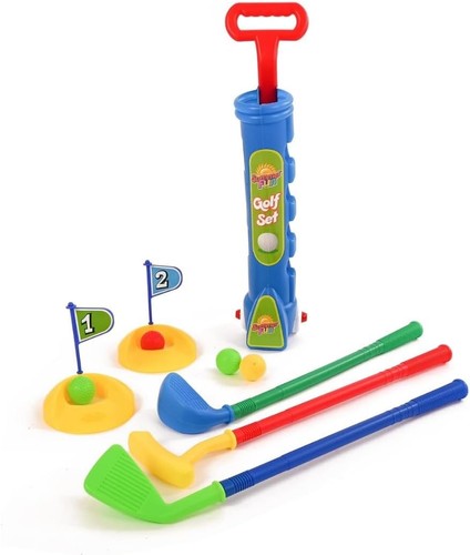 Multicolor kids golf set - multicolor,