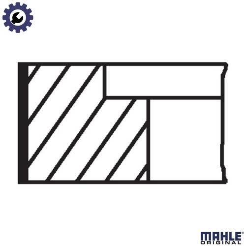 Piston ring kit 034 - 4x,