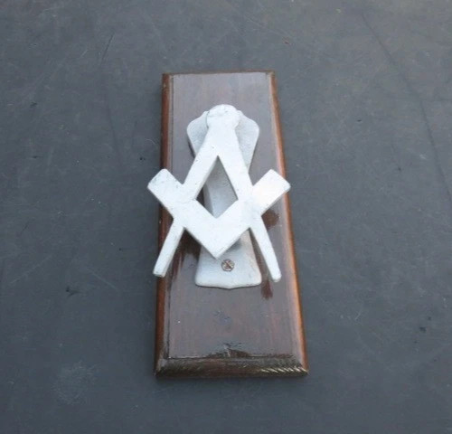 Old vintage masonic square - old,