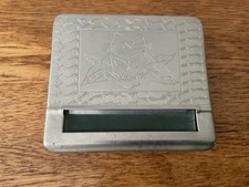Vintage Engraved Cigarette Rolling Tin Machine
