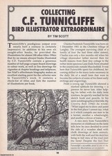 COLLECTING C. F. TUNNICLIFFE. BIRD ILLUSTRATOR EXTRAORDINAIRE. THIS IS AN ORIGIN