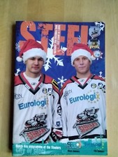 2008/9 SHEFFIELD STEELERS V NEWCASTLE VIPERS ELITE ICE HOCKEY PROGRAMME 20/12/08
