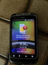 HTC Wildfire S Black Orange Network Mini Smartphone 3.2" Screen Display