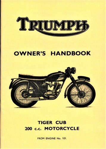 Triumph tiger cub motorcycle - triumph,
