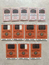 Lot of  Old Sewing Needles, Original Packaging, Shrimpton's & Milwards