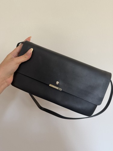 Modalu black leather shoulder - modalu,