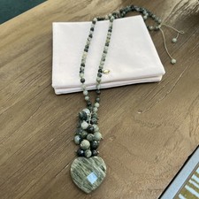 Genuine Lola Rose Green Agate
