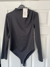 Black Zara Womens Top Skin Fit