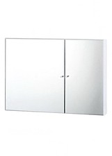 Habitat white mirrored double - habitat,