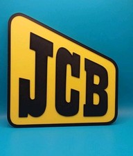 JCB Old Logo 3D Printed Wall