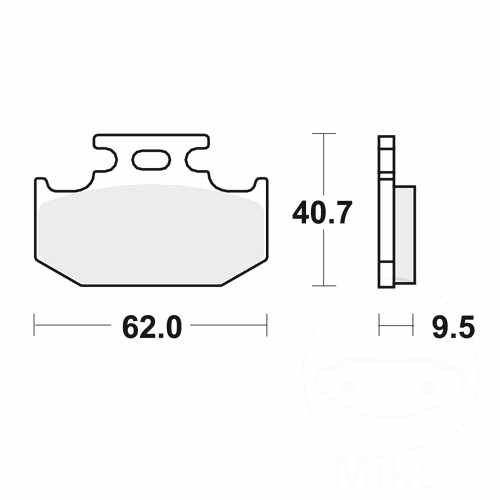 Trw brake pads sintered - sintered, si