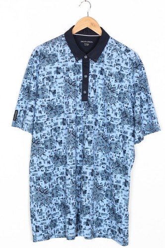 Galvin green golf polo shirt - green,