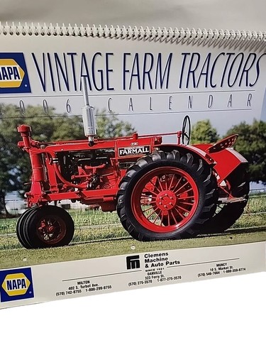 Farm tractor calendar - tractor,