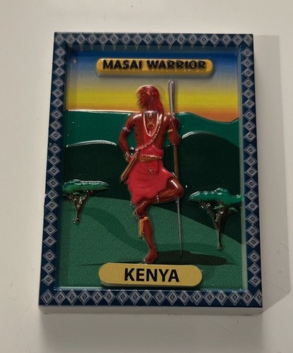 Masai warrior fridge magnet - masai,