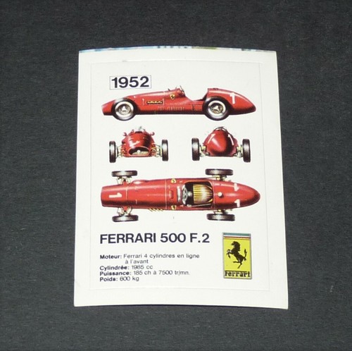 Ferrari 500 2 1952 - ferrari, f1