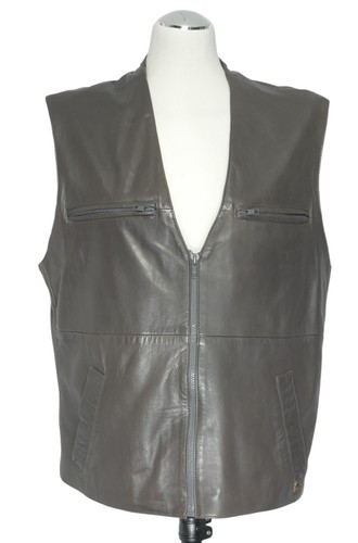 Max moser men leather vest - vest, m