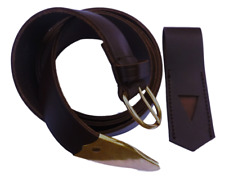 Leather Knights Templar Belt &