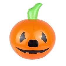 Halloween Inflatable Pumpkin 35cm - Reusable Blow Up Party Decor Toy