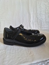 New Startrite Girls Hopscotch Black Patent Dress/School Shoes Size UK8F