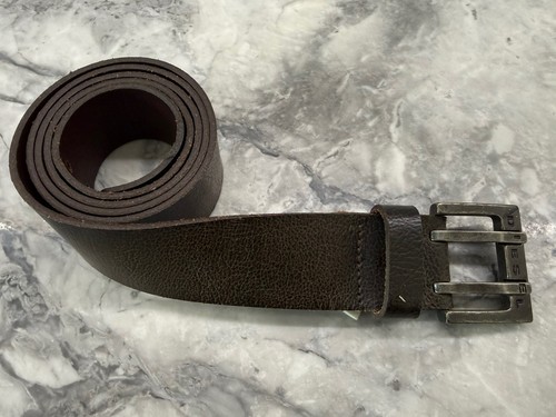 Diesel men leather belt dark - leather,