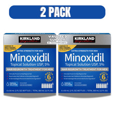 2 Pack Kirkland Minoxidil 5%