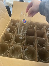 Fosters Lager Pint Glasses x 3