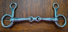 French Link Hanging Cheek/Baucher Snaffle 5.5” by Abbey Bits