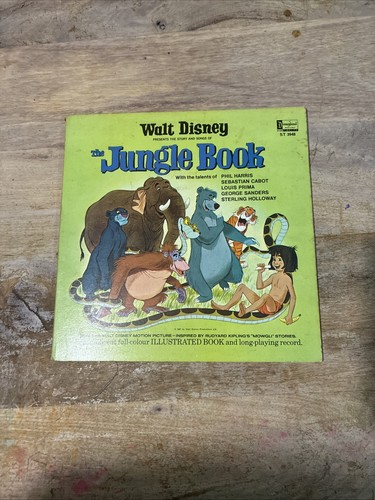 Walt disney the jungle - walt, book"