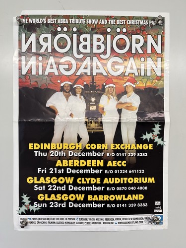 Abba bjorn again poster - abba,