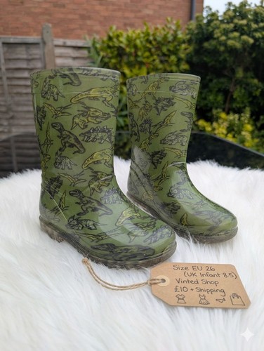 Boys dinosaur wellington boots - dinosaur,
