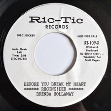 Brenda Holloway Reconsider Test Pressing Northern Soul Oldie